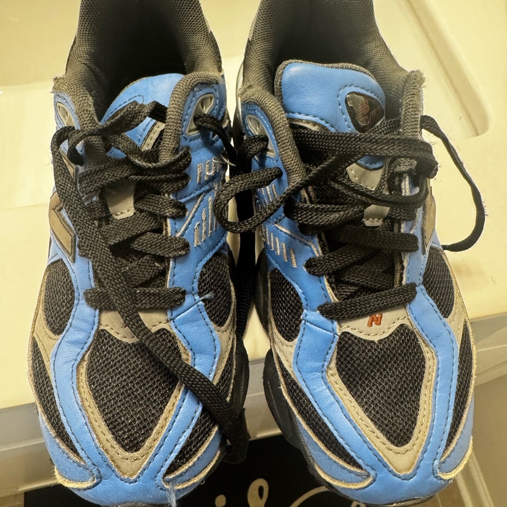 New Balance Kids Blue and Black Sneakers